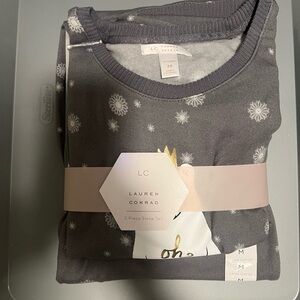 LC Lauren Conrad Gray Pajama Set